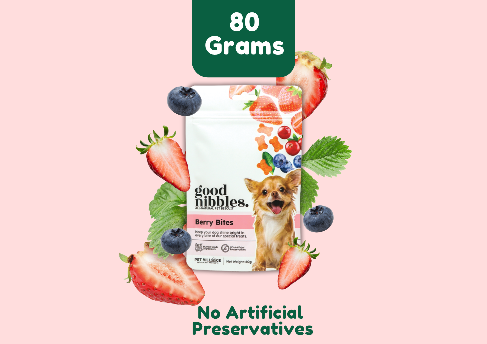Berry Bites 80g Good Nibbles Berry Bites - 80g - Image 1