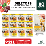 DeliTops - Pet Meal Topper - Chicken Meat, Organ and Vegetables - Bundle Pack