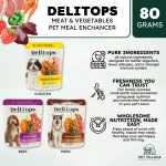 DeliTops - Pet Meal Topper - Chicken, Pork, Beef and Vegetables