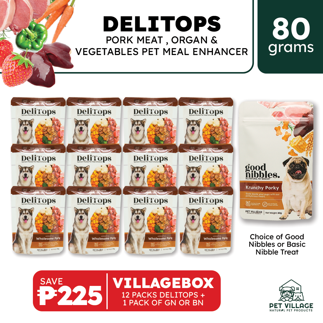 WP80-BUNDLE-KP80 DeliTops - Pet Meal Topper - Pork and Vegetables - Bundle Pack - Image 1